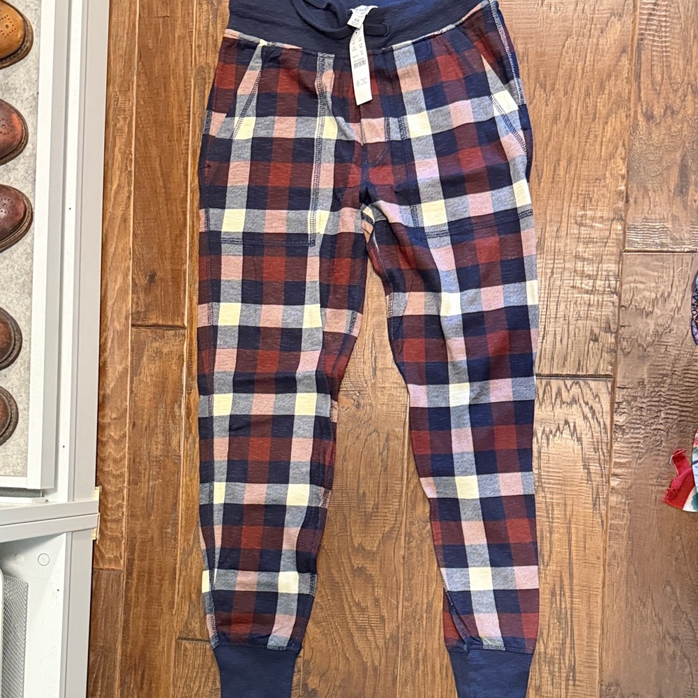 J. Crew Multicolor Plaid Sweatpants